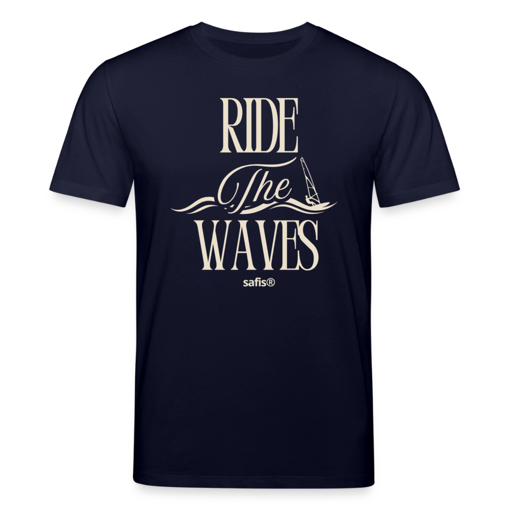 Unisex Bio-T-Shirt CREATOR -ride the waves- - Navy