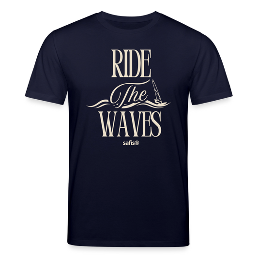 Unisex Bio-T-Shirt CREATOR -ride the waves- - Navy