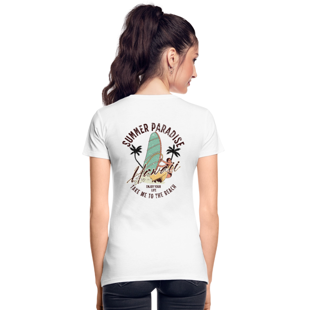 Frauen Premium Bio T-Shirt - Weiß