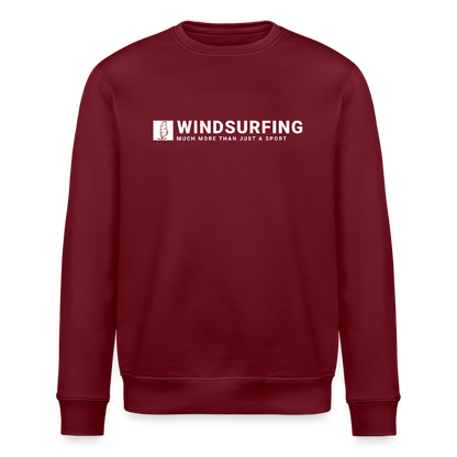 Unisex Bio-Sweatshirt ROLLER -more than just a sport- - Burgunderrot