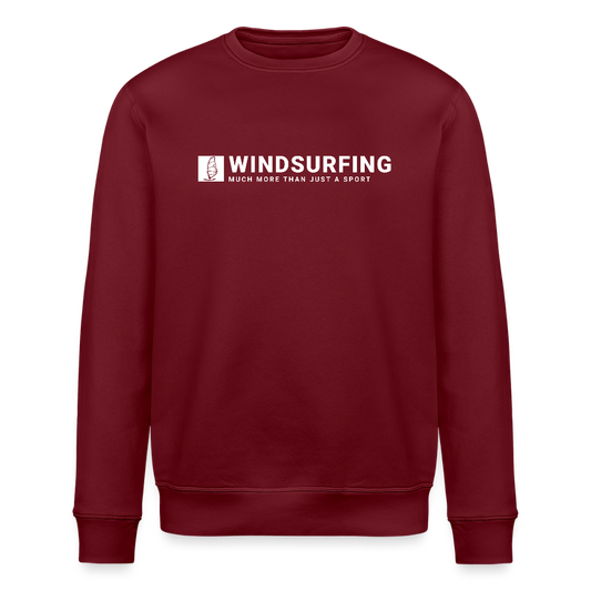 Unisex Bio-Sweatshirt ROLLER -more than just a sport- - Burgunderrot