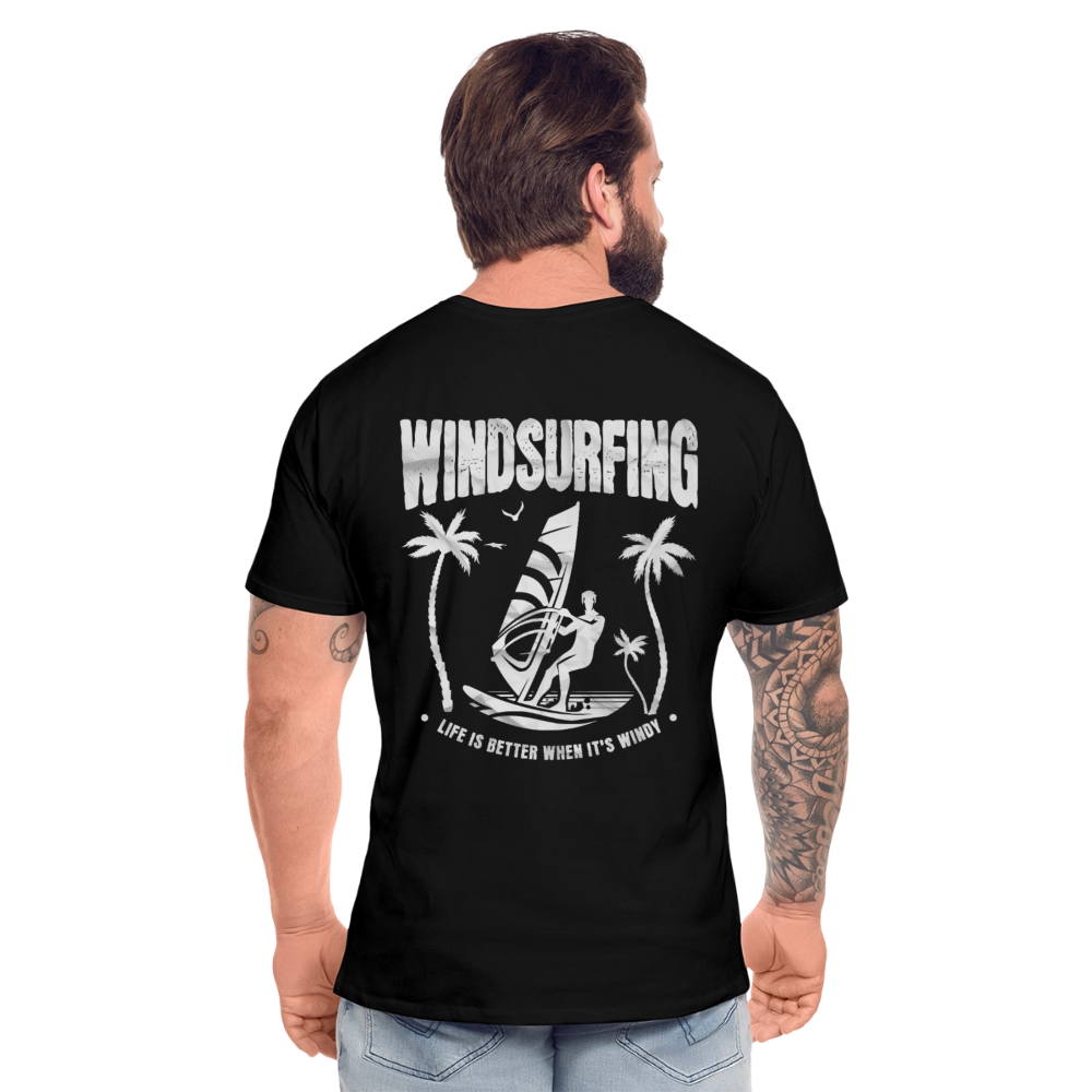 Männer Premium Bio T-Shirt -better life- - Schwarz