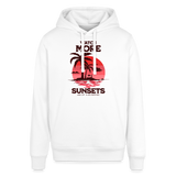Unisex Bio-Hoodie - watch more sunsets- - Weiß