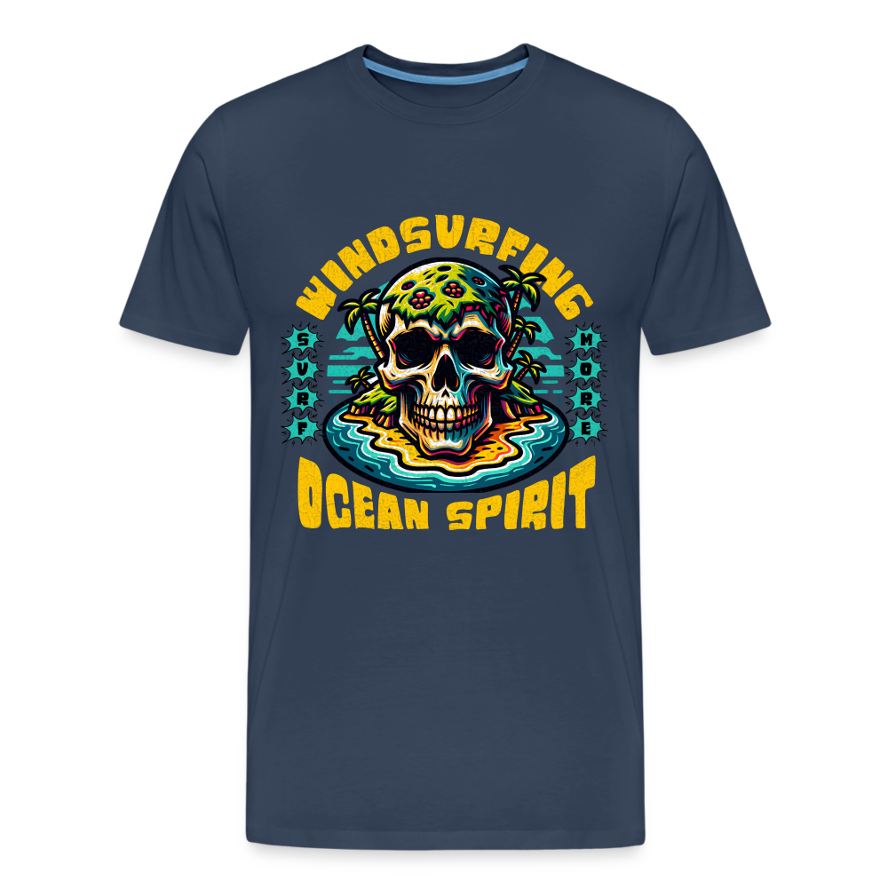 Männer Premium Bio T-Shirt -ocean spirit- - Navy