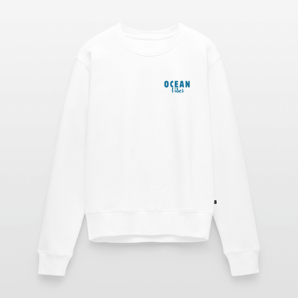 Frauen Premium Pullover -happiest- - Weiß