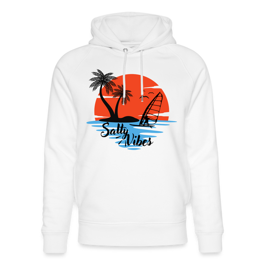 Unisex Bio-Hoodie -salty vibes- - Weiß