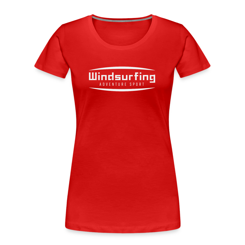 Frauen Premium Bio T-Shirt -adventure sport- - Rot