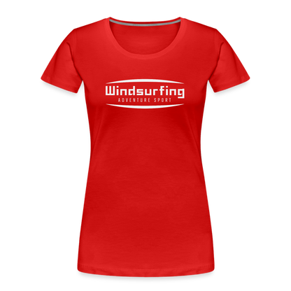 Frauen Premium Bio T-Shirt -adventure sport- - Rot