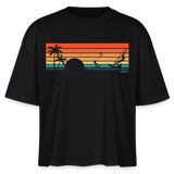 -sunset- Stanley/Stella Frauen Boxy Bio-T-Shirt Nova - Schwarz