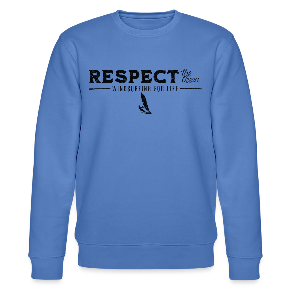 Unisex Bio-Sweatshirt CHANGER -respect- - Blau