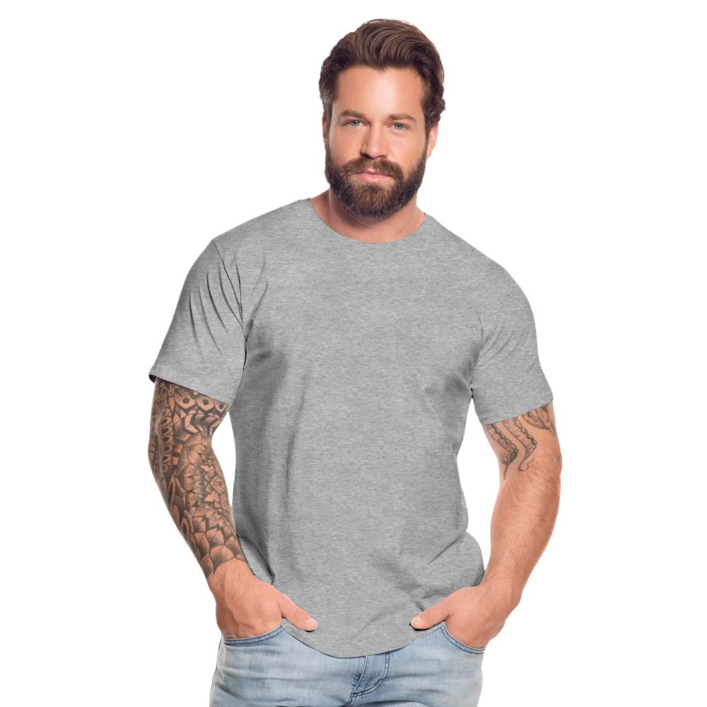 Männer Premium Bio T-Shirt -on my way- Geschenke Für Windsurfer - Grau meliert