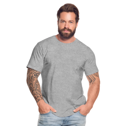 Männer Premium Bio T-Shirt -on my way- Geschenke Für Windsurfer - Grau meliert