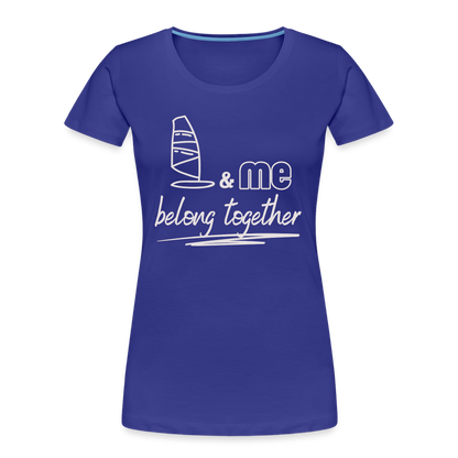 Frauen Premium Bio T-Shirt -belong together- - Königsblau