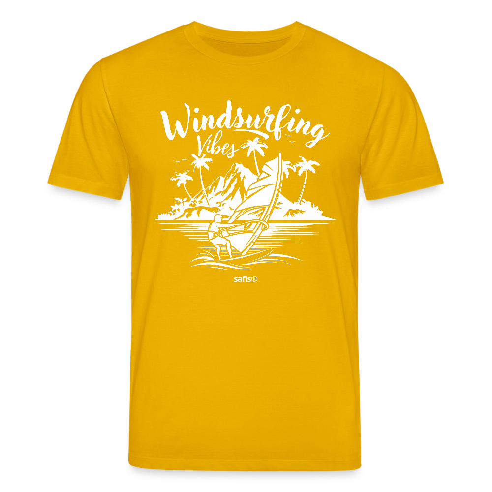 Unisex Bio-T-Shirt CREATOR -Windsurfing Vibes- - Spektralgelb