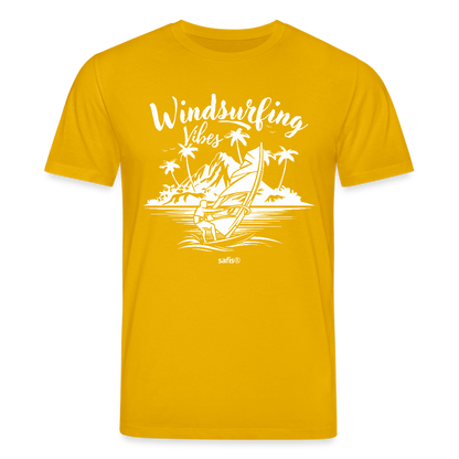 Unisex Bio-T-Shirt CREATOR -Windsurfing Vibes- - Spektralgelb