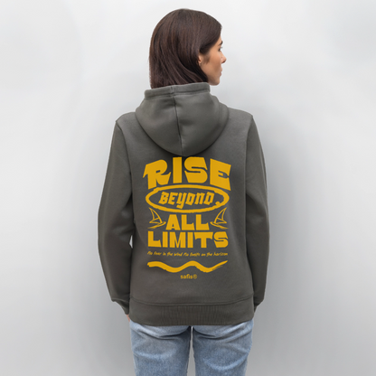 -rise all limits- Unisex Bio-Hoodie DRUMMER - Anthrazit