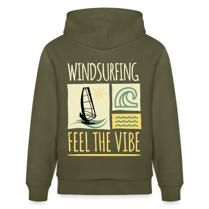 Safis Sports Bio-Hoodie CRUISER -feel the vibe- - Khaki Grün