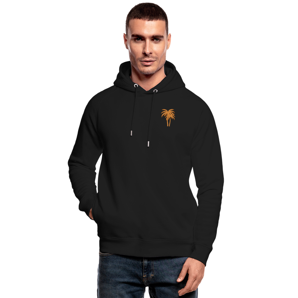 Unisex Bio-Hoodie -beach- - Schwarz