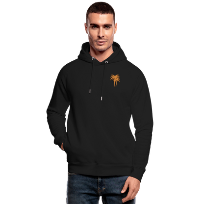 Unisex Bio-Hoodie -beach- - Schwarz