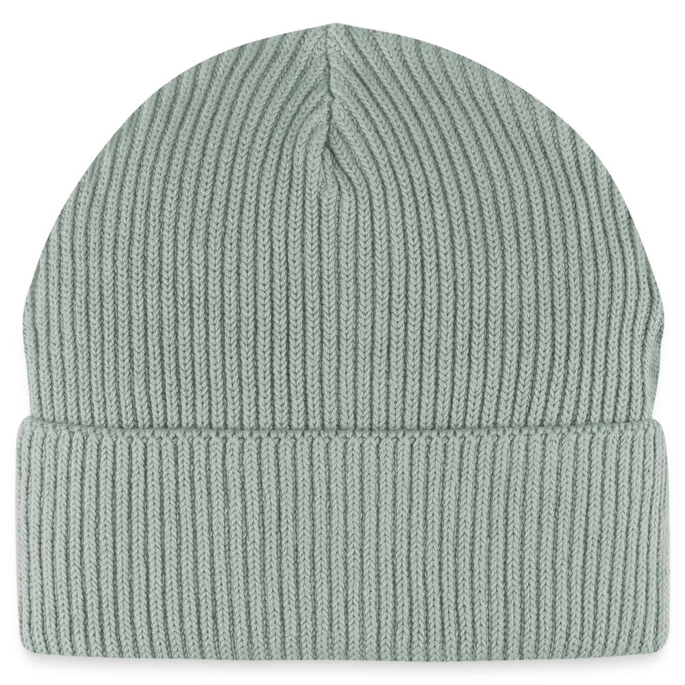 Unisex Bio BEANIE - Helles Graugrün