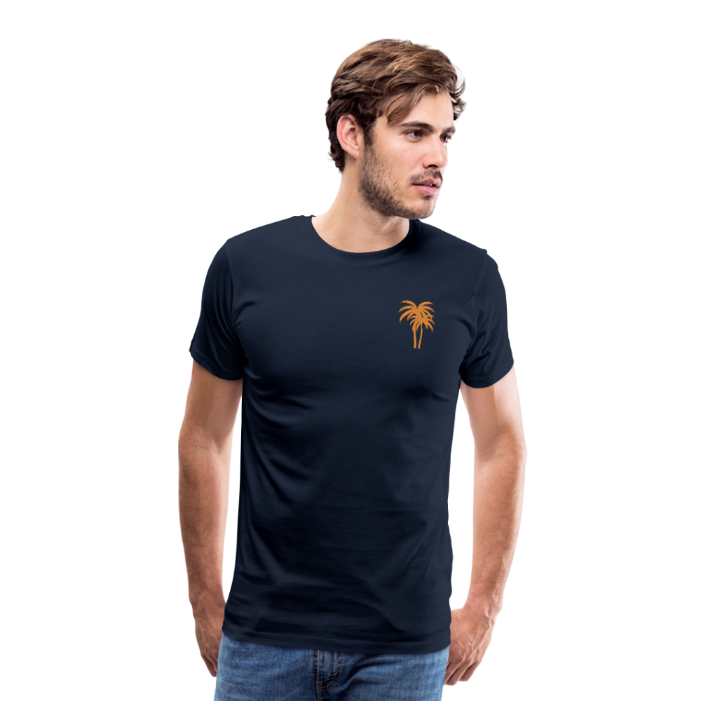 Männer Premium T-Shirt -beach- - Navy