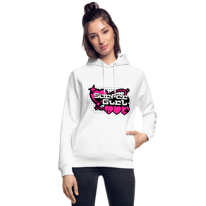 Unisex Bio-Hoodie -surfer girl- - Weiß