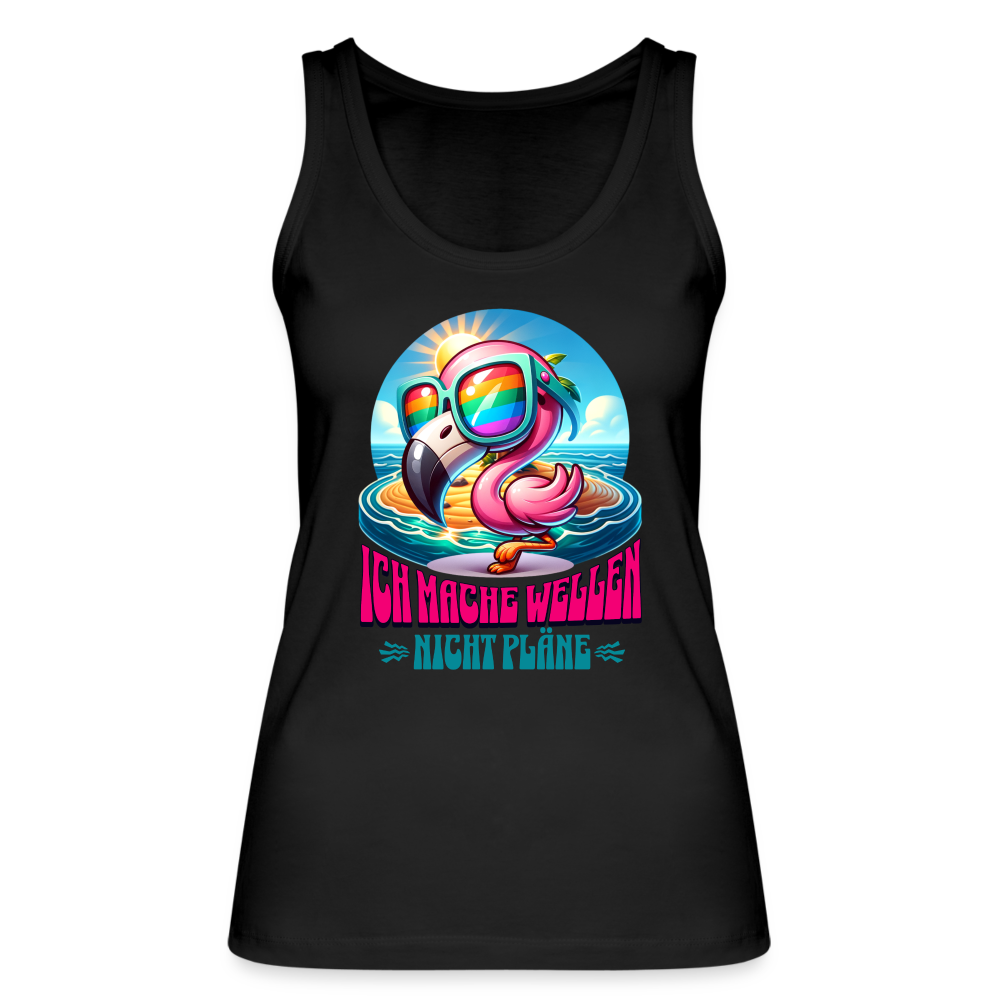 Frauen Bio Tank Top -flamingo- - Schwarz