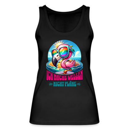 Frauen Bio Tank Top -flamingo- - Schwarz