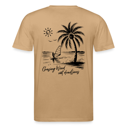 Unisex Bio-T-Shirt CREATOR -chasing wind- - Karamell 