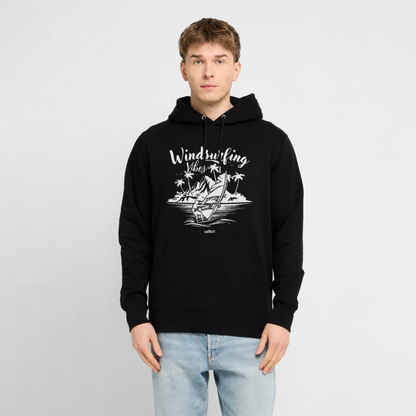 Unisex Bio-Hoodie CRUISER -Windsurfing Vibes- - Schwarz