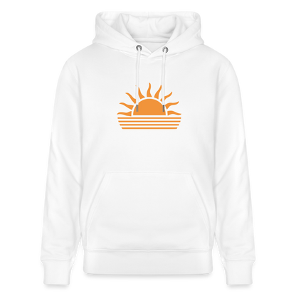 Unisex Bio-Hoodie CRUISER -sunset- - Weiß