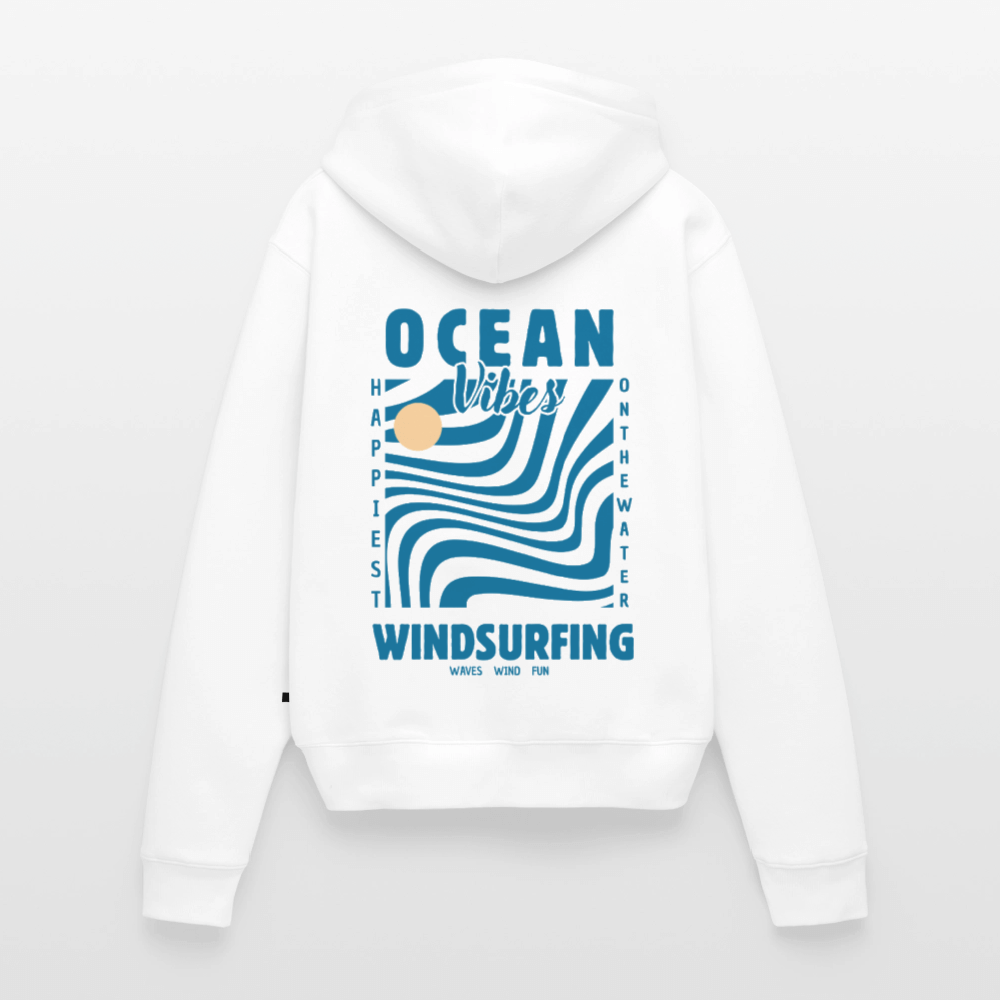 Frauen Premium Hoodie -happiest- - Weiß