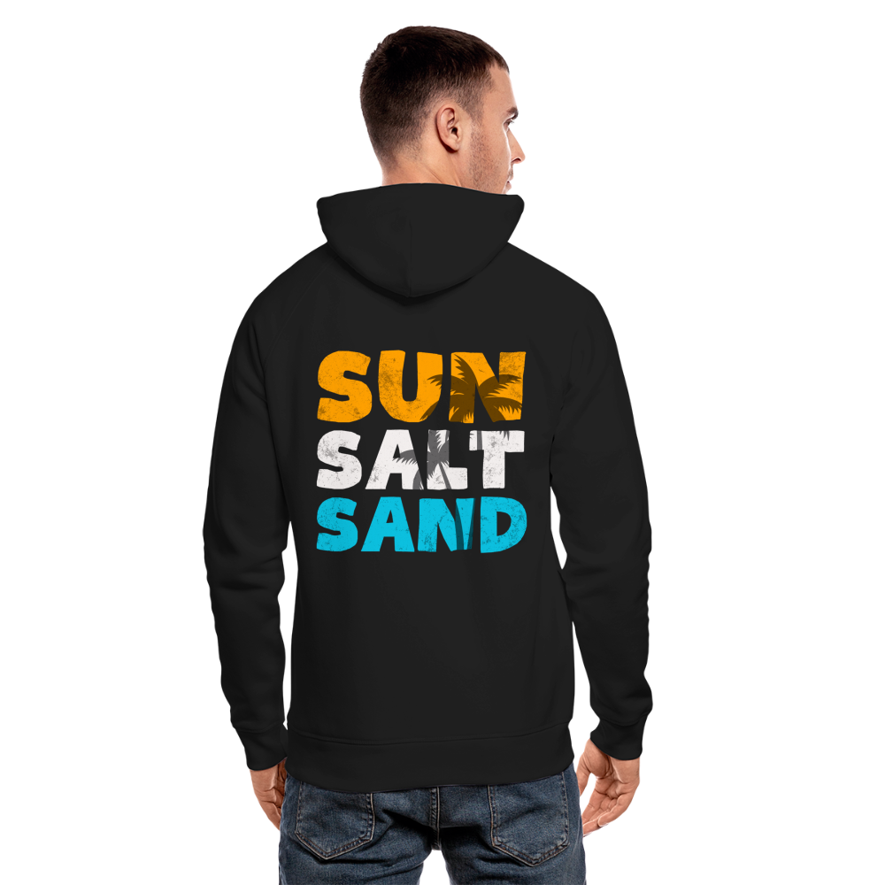 Unisex Bio-Hoodie -sun salt sand- - Schwarz