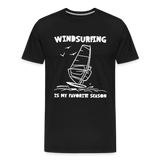 Männer Premium Bio T-Shirt -season- - Schwarz