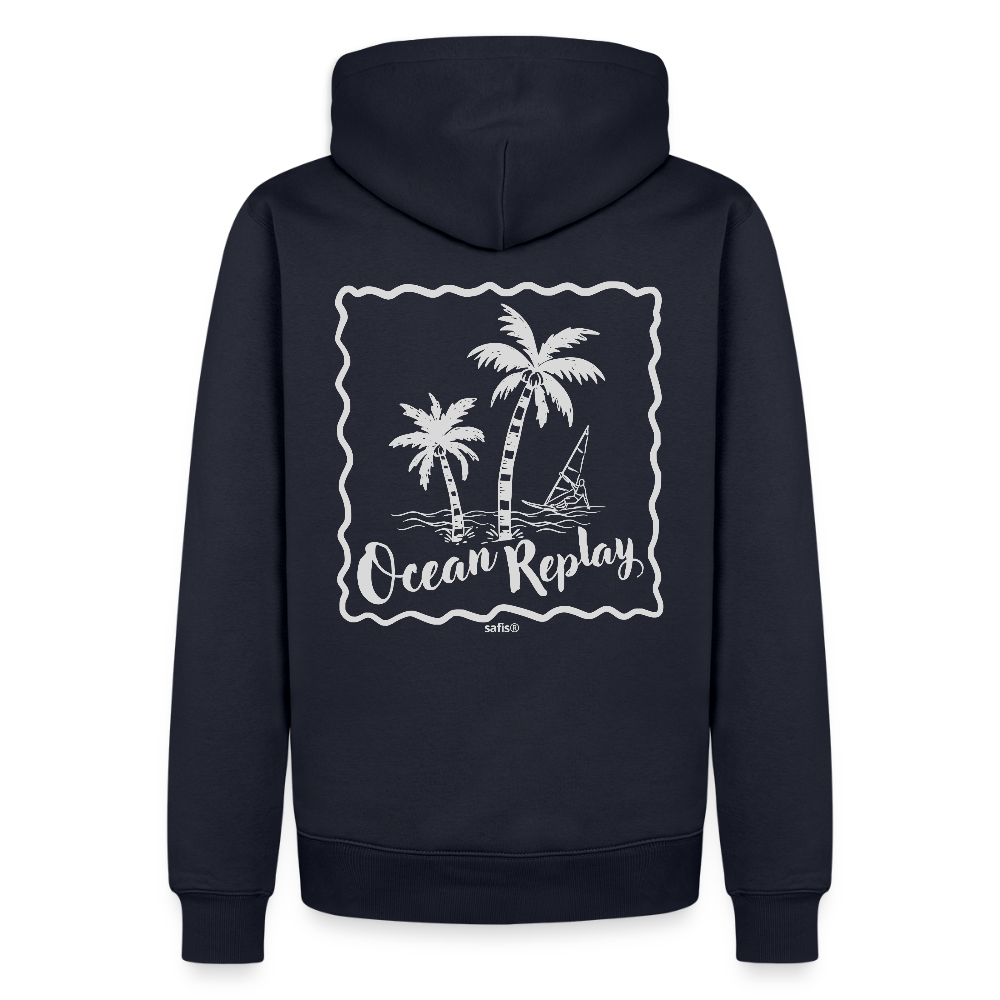 Männer Premium Hoodie -ocean replay- - Navy
