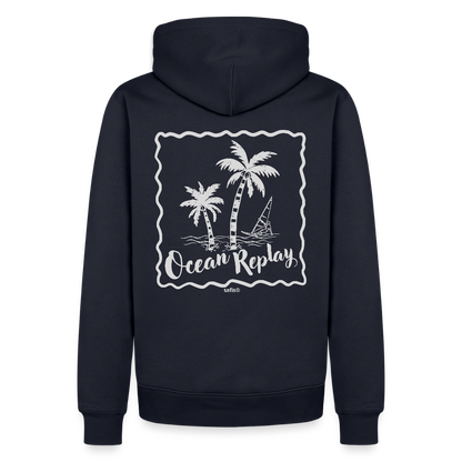 Männer Premium Hoodie -ocean replay- - Navy