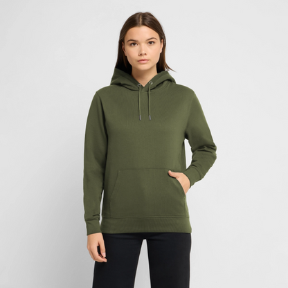 Unisex Bio-Hoodie CRUISER -salt water soul- - Khaki Grün