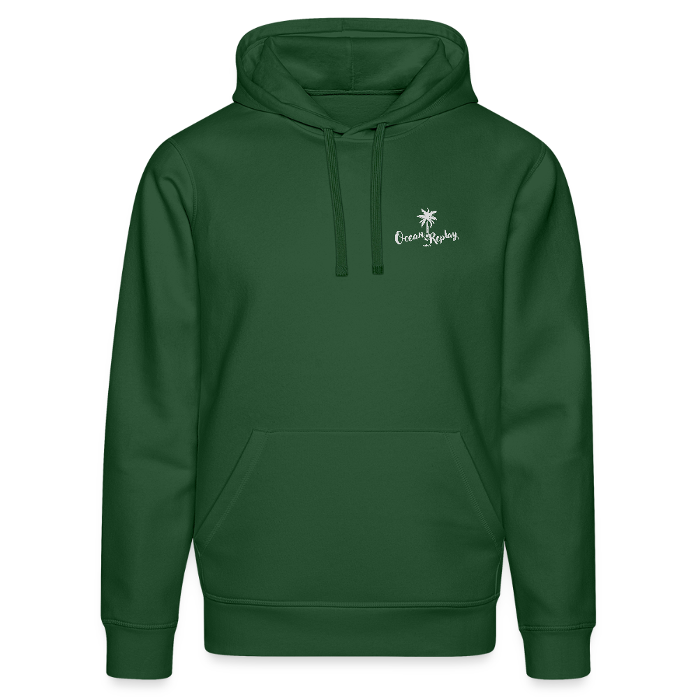 Unisex Bio-Hoodie DRUMMER -ocean replay- - Flaschengrün