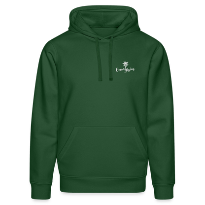 Unisex Bio-Hoodie DRUMMER -ocean replay- - Flaschengrün