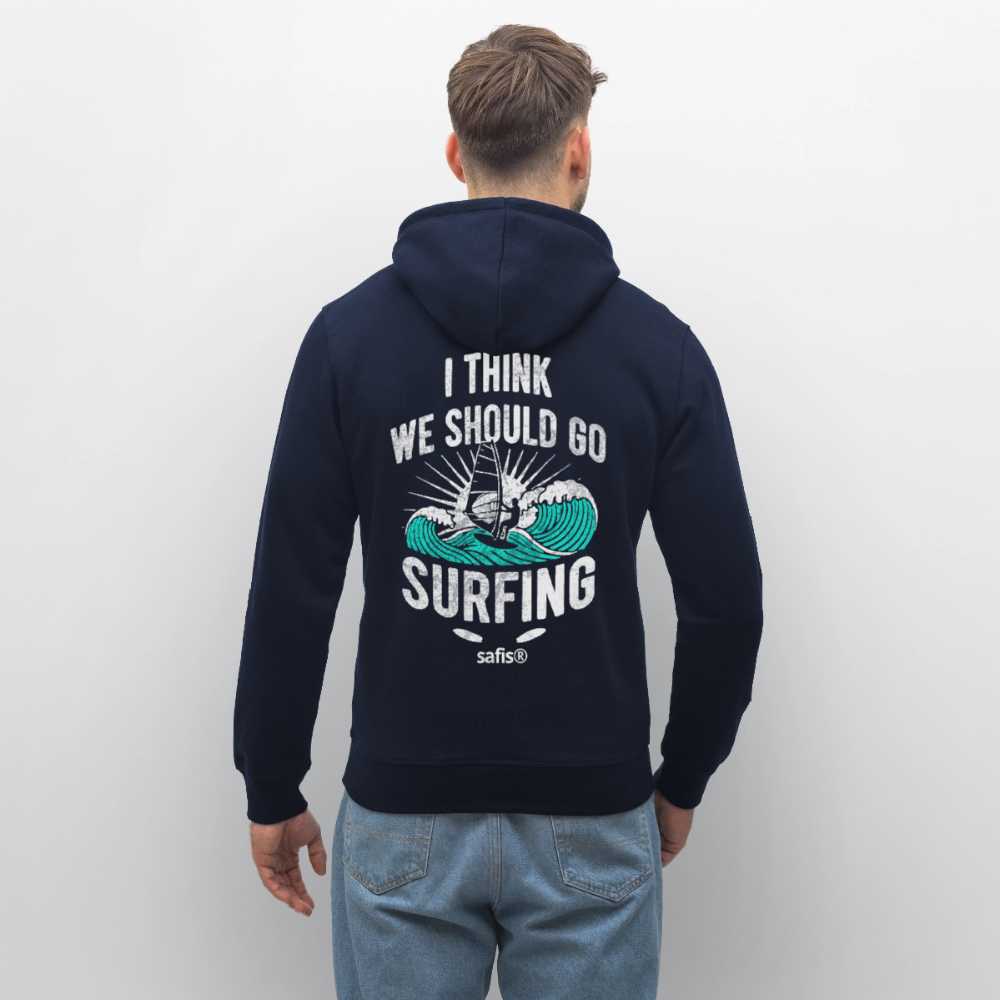 Unisex Bio-Hoodie DRUMMER  -surfing- - French Navy