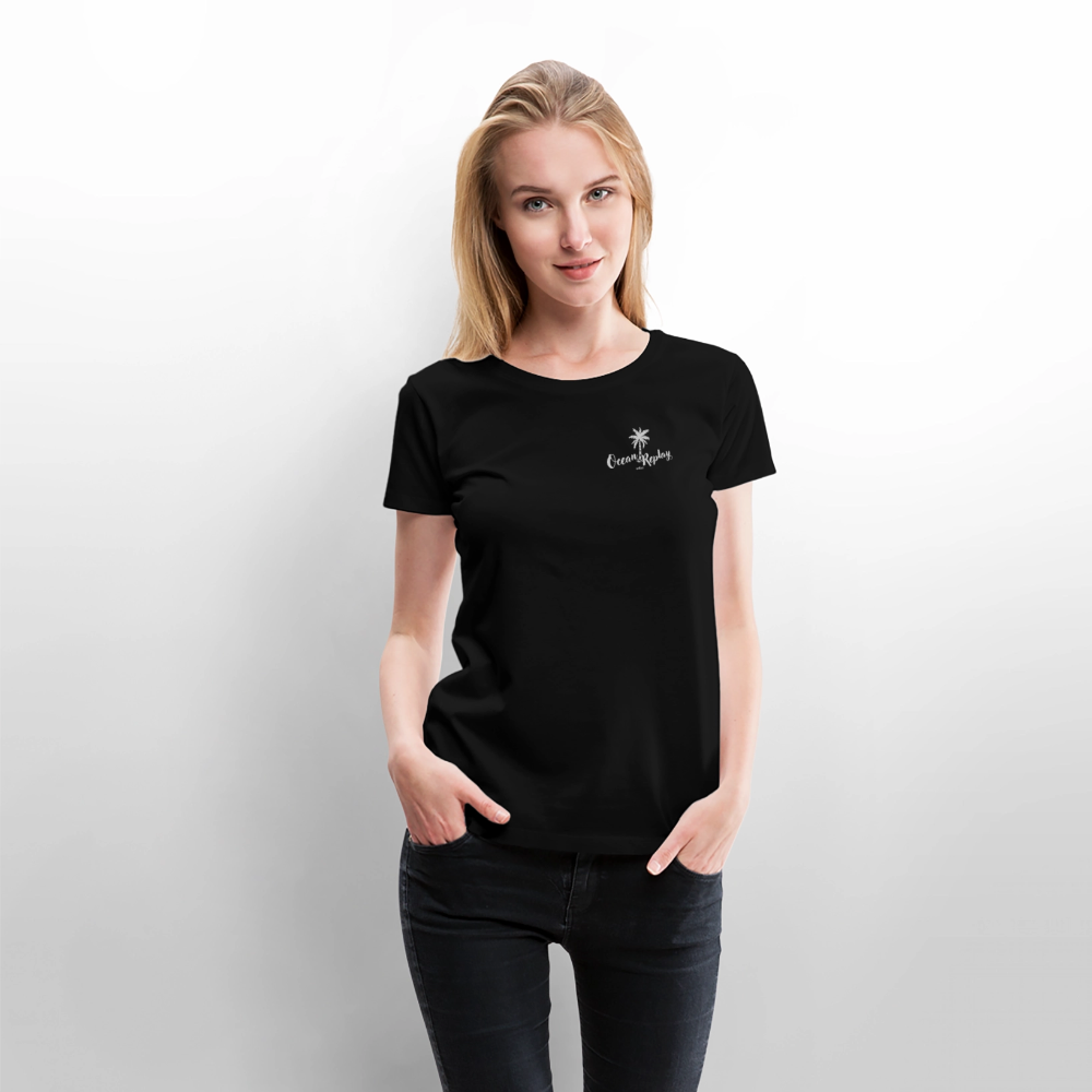 Frauen Premium T-Shirt -ocean replay- - Schwarz