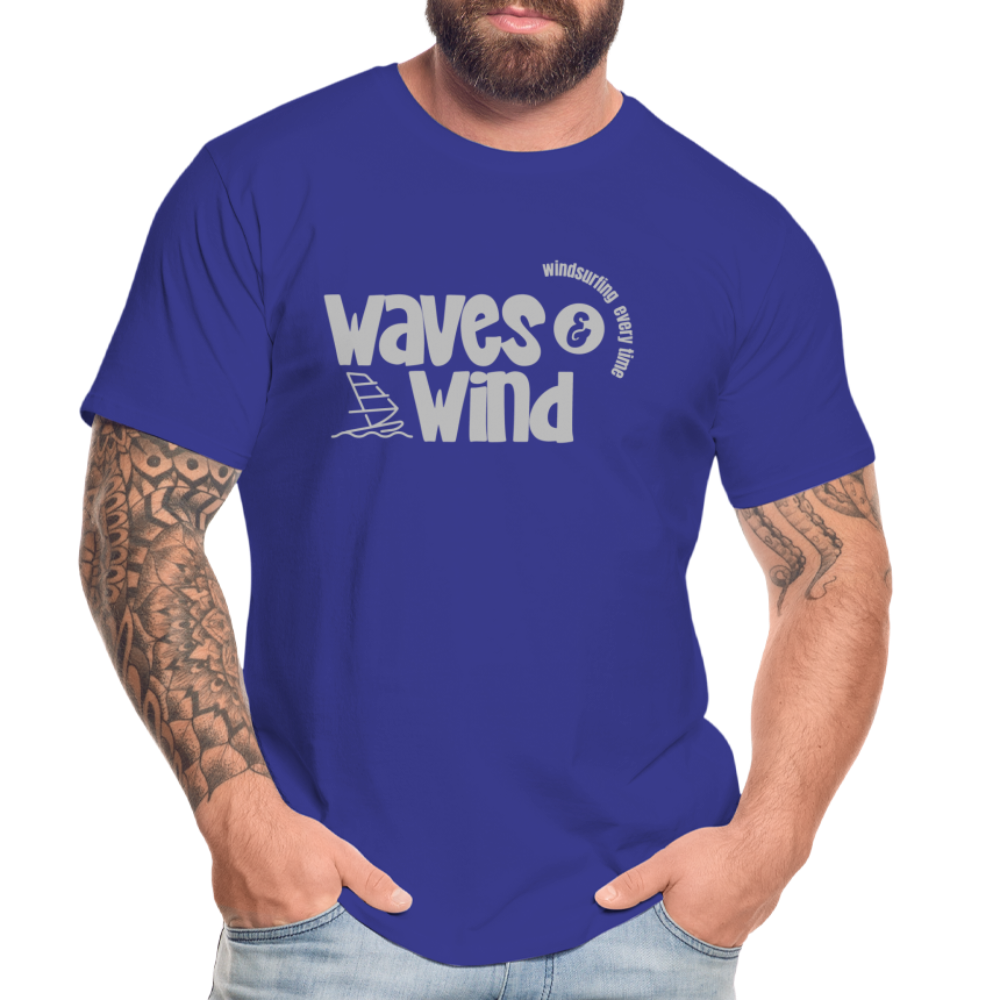 Männer Premium Bio T-Shirt -waves & wind- - Königsblau