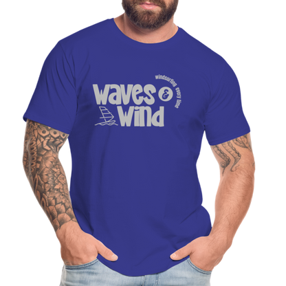 Männer Premium Bio T-Shirt -waves & wind- - Königsblau