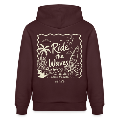safis Windsurfer Hoodie Männer CRUISER -ride the waves- - Maroon
