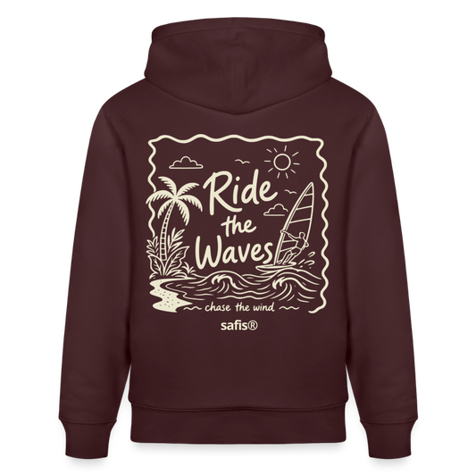 safis Windsurfer Hoodie Männer CRUISER -ride the waves- - Maroon