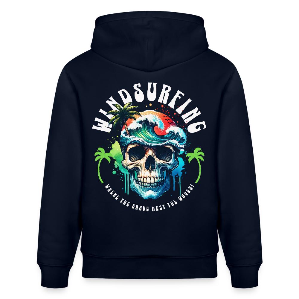 Unisex Bio-Hoodie CRUISER -be brave- - Navy