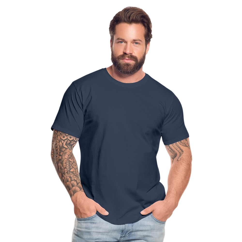 Männer Premium Bio T-Shirt -on my way- Geschenke Für Windsurfer - Navy