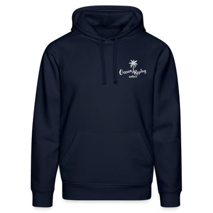 Unisex Bio-Hoodie Drummer -Ocean replay- - French Navy