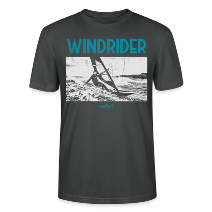 Windsurf T-Shirt safis® -Windrider- Unisex T-Shirt CRAFTER - Anthrazit