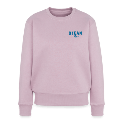 Frauen Premium Pullover -happiest- - Altrosa